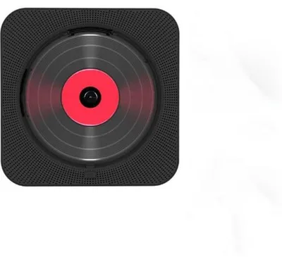 Zdjęcie produktu dla Przenośny odtwarzacz CD z Bluetooth, radiem FM, portem USB i czytnikiem kart SD, czarny