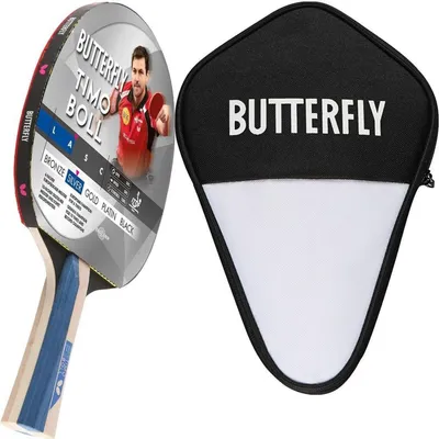 Produktbild von Butterfly 1x Timo Boll Silber 85016 Tischtennisschläger + Tischtennishülle | Tischtennisset Tischtennis Set TT Tabletennis