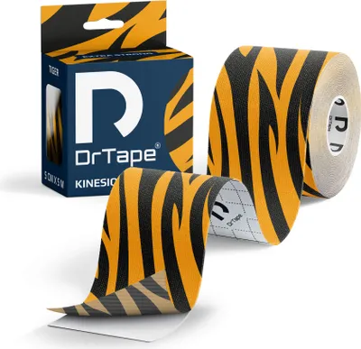 Zdjęcie produktu dla DrTape mocna wodoodporna taśma do tejpingu 5cm x 5m Tiger