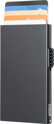 Obrázok produktu pre AdroitGoods Card Holder 7 Card Wallet - Puzdro na kreditné karty s technológiou RFID - hliník/čierna