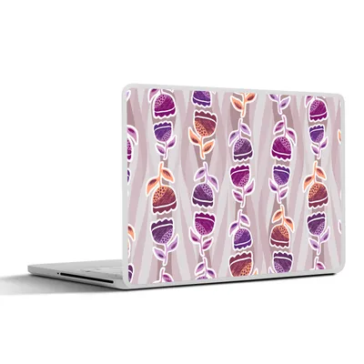 Produktbild von MuchoWow® Laptop Aufkleber Sticker Cover Tulpen - Blumen - Muster 25x18 cm - Laptop-Deko