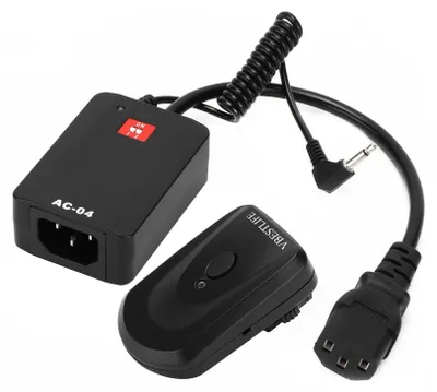 Immagine prodotto di VBESTLIFE Ricevitore di controllo remoto a 4 canali AC110-240V per trigger flash da studio wireless