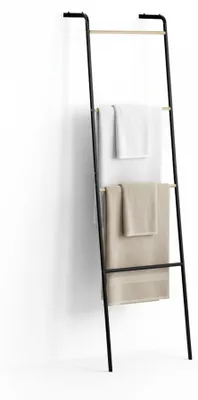 Produktbild von Handtuchleiter aus Metall - 4 Sprossen, platzsparendes Design