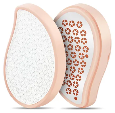 Produktbild von Nano Glas Hornhautentferner & Haarentferner 2in1 Nass & Trocken Aprikose