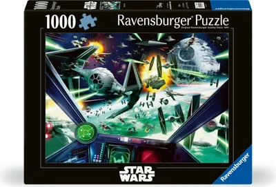 Image de Ravensburger Puzzle 12000403 - Star Wars : X-Wing Cockpit - 1000 pièces Puzzle Star Wars pour adultes et enfants à partir de 14 ans