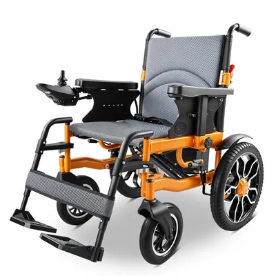 Produktbild von Elektrorollstuhl Faltbar Leicht bis 150 kg, 500W Motor, 12Ah Abnehmbarer Lithium-Akku, 20km Reichweit, 40cm Geländereifen für Alltag & Outdoor