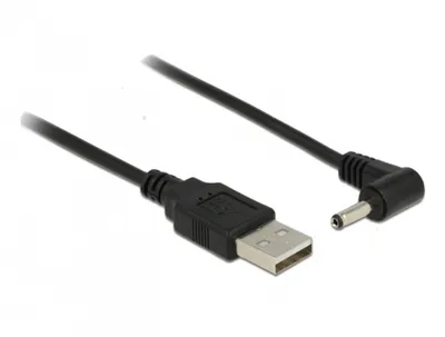 Produktbild von DELOCK Stromkabel USB A -> DC 3,5 x 1,35mm St 90° 1.50m