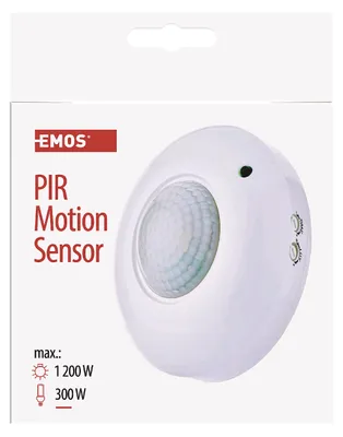 Immagine prodotto di Sensore PIR (sensore di movimento) IP20 1200W, bianco 70201