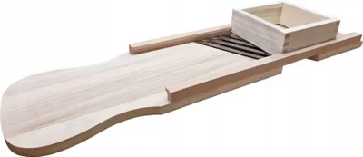 Immagine prodotto di Grande Taglierina XXL con cassetto Grattugia in legno PER KOHL 4 lame in acciaio