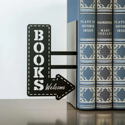 Obrázok produktu pre Trendform Bookshop, Čierna, Kov, 195 mm, 170 mm, 100 mm, 460 g