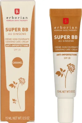 Obrázek produktu pro Erborian Super Bb, BB krém, 15 ml, Ženy, Univerzální pleť, Hydratující, Vyhlazující, Caramel