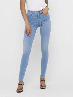 Produktbild von ONLY Damen Skinny Fit Jeans Super Stretch Denim Röhren Hose ONLROYAL - S / 32L