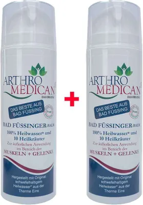 Produktbild von Doppelpack Arthro Medican, Muskel & Gelenk Balsam mit Bad Füssinger Wasser