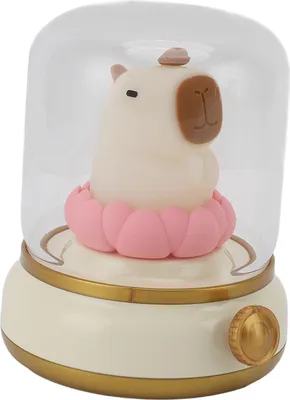 Obrázek produktu pro Capybara noční světlo Inovativní roztomilá stolní lampa USB dobíjecí noční lampa pro ložnici Čítárna Měkké teplé osvětlení