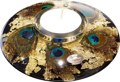 Obrázek produktu pro Gilde svícen na čajovou svíčku Ufo Maxi "Pavos" V: 7 cm Ø 18 cm 73218