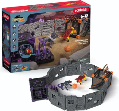 Image de schleich 42673 BattleCave Arena : Lava vs. Schatten, dès 7 ans, ELDRADOR CREATURES - Set de jeu, 61 pièces
