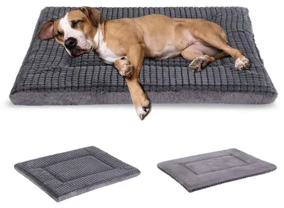 Image de Lit orthopédique pour chien BVAGSS, coussin pour chien lavable, tapis doux pour chien, réversible