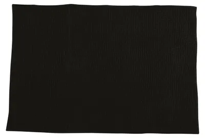 Produktbild von MSV 141615, Schwarz, Einfarbig, Rechteckig, Mikrofaser, 60 x 40 cm