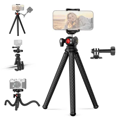 Produktbild von NEEWER Flexibel Handy Stativ, Klein Mini Kamera Tischständer, TP34