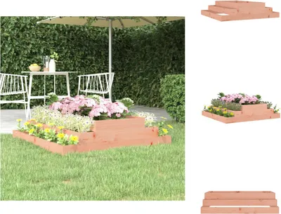 Image de vidaXL Bac à plantes 110x110x27 cm Bois massif Douglas - Pots de fleurs & Jardinières