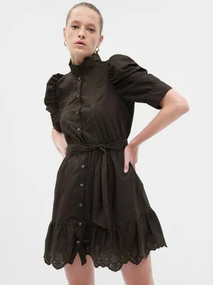 Produktbild von GAP Minikleid mit Rüschenärmeln 792564-01__S