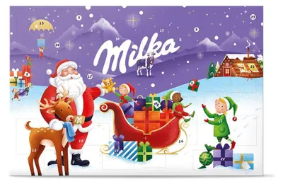 Produktbild von Milka Adventskalender (14 Stück à 200g)