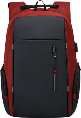Produktbild von Laptop-Rucksack fuer 17-Zoll-Laptoptasche mit USB-Anschluss, modische, wasserdichte Rucksaecke
