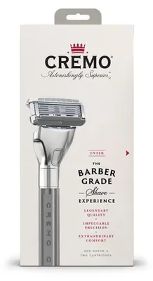 Produktbild von The Barber Grade Rasiermesser + 2 Ersatzkö pfe