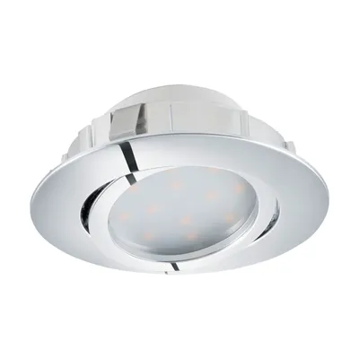 Produktbild von EGLO Pineda, Einbaustrahler, Nicht austauschbare(s) Leuchtmittel, LED, 6 W, 3000 K, Chrom