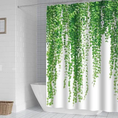 Productafbeelding van Ibenzoa® Moderne douchegordijn, 180 x 180 cm – waterdicht en schimmelwerend, polyesterweefsel, inclusief 12 haken