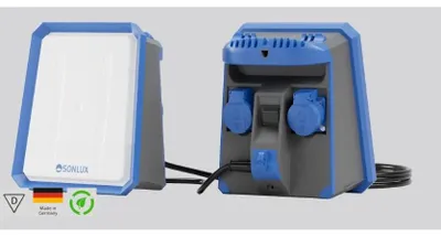 Produktbild von Sonlux LED-Arbeitsleuchte, Gladiator Mini, 2600lm, 29W, 2500mm Zuleitung, IP54, 1 Stk.