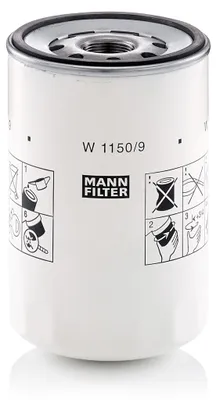 Produktbild von Ölfilter MANN-FILTER W 1150/9 Anschraubfilter