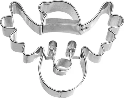 Produktbild von BIRKMANN Ausstechform Rentierkopf, 8 cm, Edelstahl, mit Innenprägung, 191563