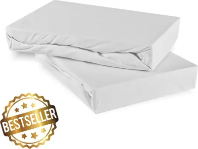Obrázok produktu pre Plachta posteľná biela jersey EMI Plachta 90 (100)x200