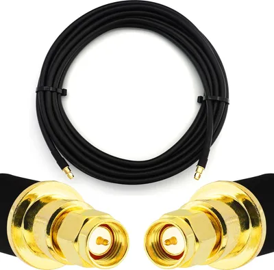 Immagine prodotto di Cavo coassiale flessibile da maschio SMA a maschio SMA da 10 m - LMR400 UF UltraFlex equivalente