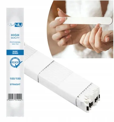Produktbild von Nail4U Nagelfeile Basic III Gerade 100/180 10 Stück