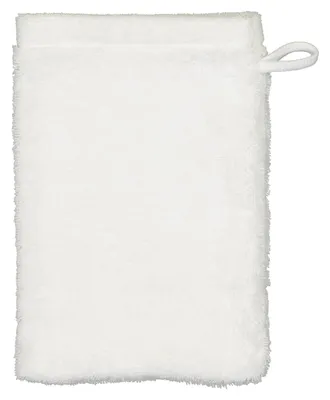 Produktbild von Waschhandschuh - Weiß - Baumwolle - 16 x 22 cm
