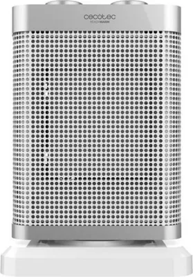 Obrázok produktu pre Cecotec 05309, Elektrický ohrievač s ventilátorom, Keramický, Vnútorný, Podlaha, Tabuľka, Nerezová oceľ, Biela, 1500 W