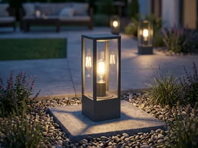 Immagine prodotto di GARONNE antracite Trio lanterna per pali da giardino 501860142