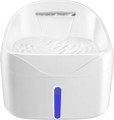 Obrázek produktu pro Automatický dávkovač vody pro psy a kočky s čerpadlem proti vyhoření, velmi tichá fontánka pro psy a kočky, LED světlo