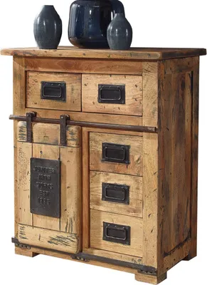 Produktbild von Sideboard Kommode - 90 cm - Massivholz Mango - EMANUEL - Die Möbelfundgrube