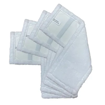 Produktbild von 75x Profi Prädikat Wischmopp Bodenwischer Wischbezug Microfaser Mikrofaser weiß 40 cm