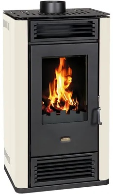 Zdjęcie produktu dla Piece opalane drewnem Prity K3GT D Ivory - 8,1 kW, A+
