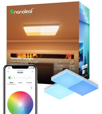 Produktbild von Nanoleaf NF083K02-3SL, Intelligente Deckenbeleuchtung, WLAN, Weiß, 2700 K, 6500 K, IP20