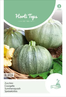 Produktbild von Speisekürbis Zucchini Di Nizza | Zucchinisamen von Hortitops