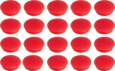 Obrázok produktu pre Magnet 24 mm, 300 g, červený, 10 ks