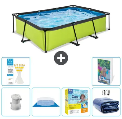 Obrázek produktu pro Exit Pool obdélníkový – 300 × 200 × 65 cm – 7dílný S245