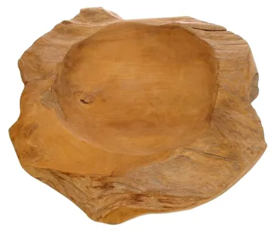 Produktbild von Teakschale Unikat Holzdeko Wurzelholz massiv Naturprodukt Ø ca. 50 cm