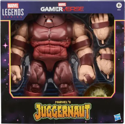 A Hasbro Marvel Legends Series Gameverse Juggernaut action figure in its packaging.