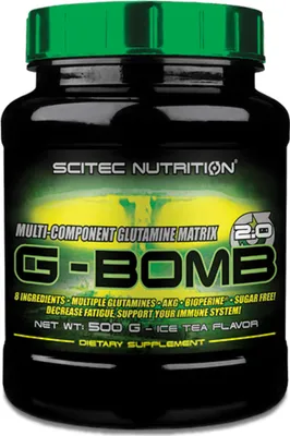Produktbild von Scitec Nutrition G-Bomb 2.0 - 500g Lemon Ice Tea